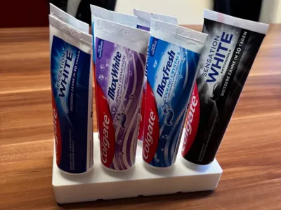 Halter Zahnpaster/Toothpaste holder-Gridfinity 2x4