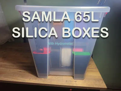 IKEA Samla 65L Silica Box & Hydrometer Add-On