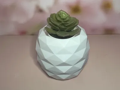 pot vase low poly