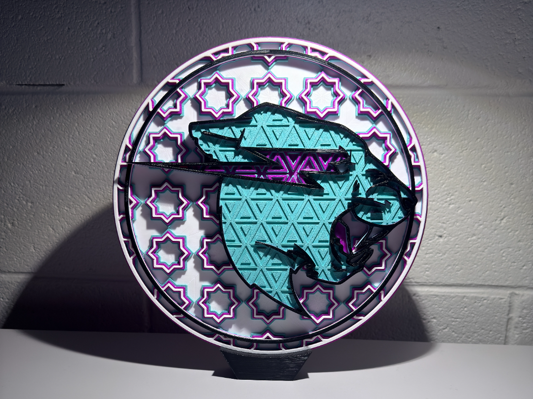 Mr. Beast Logo Dimensional Mosaic