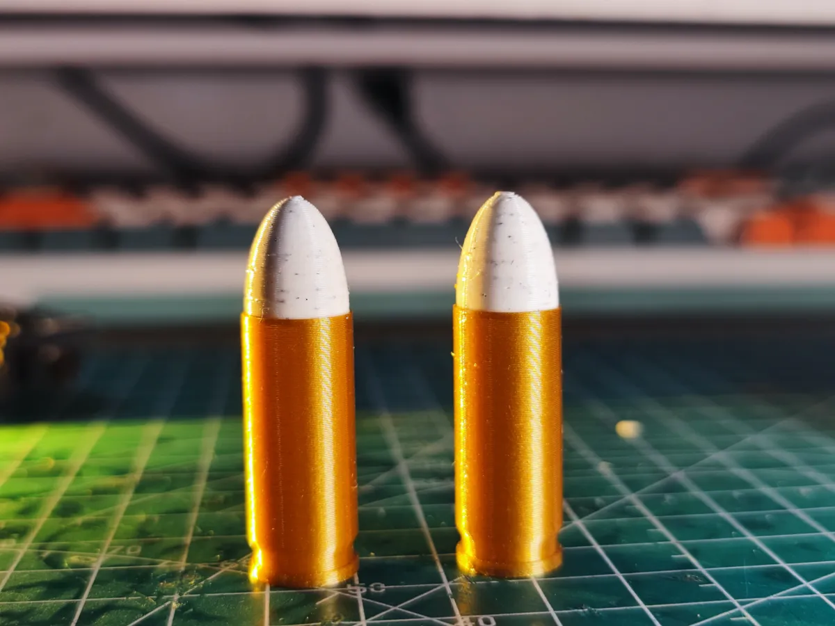 Nerf soft dart 13mm soft bullet, pistol bullet shape - Free 3D Print ...