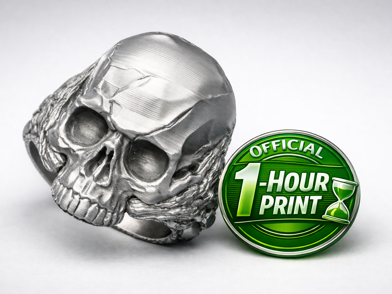 Cool Detailed Skull ring 