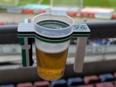 Hannover 96 Cup Holder with Clamp