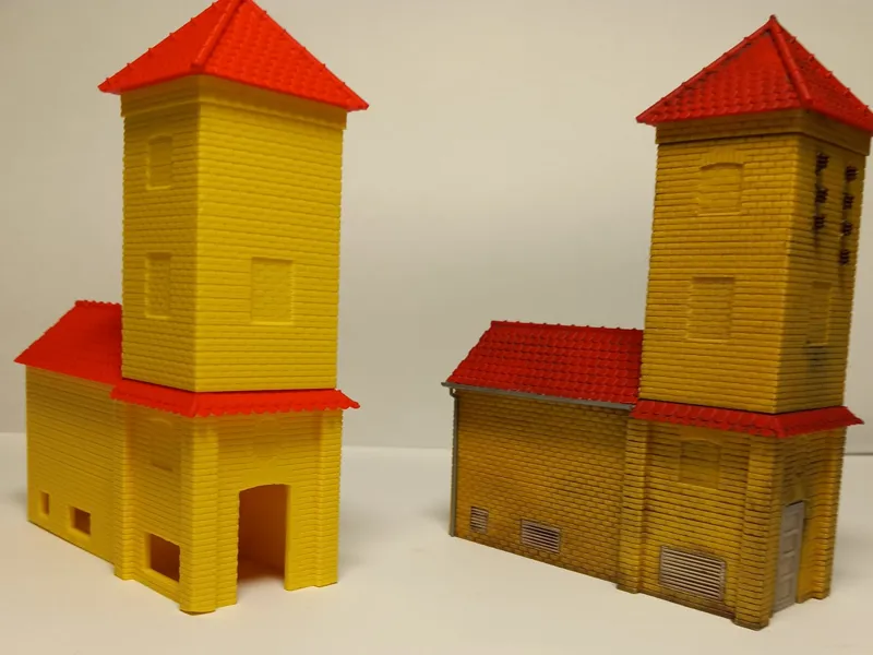 Trafohaus – H0 (1:87) – nach realem Vorbild