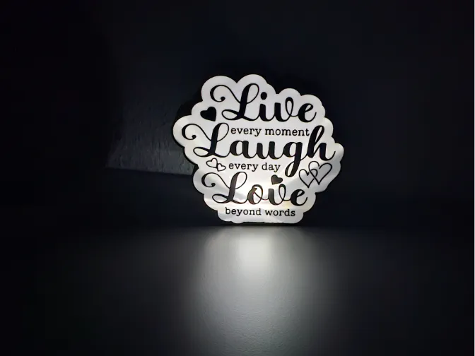 Live, Laugh, Love Lightbox