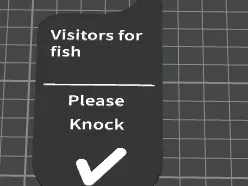 door sign