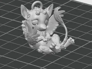 The Last Guardian - Baby Trico - Key chain