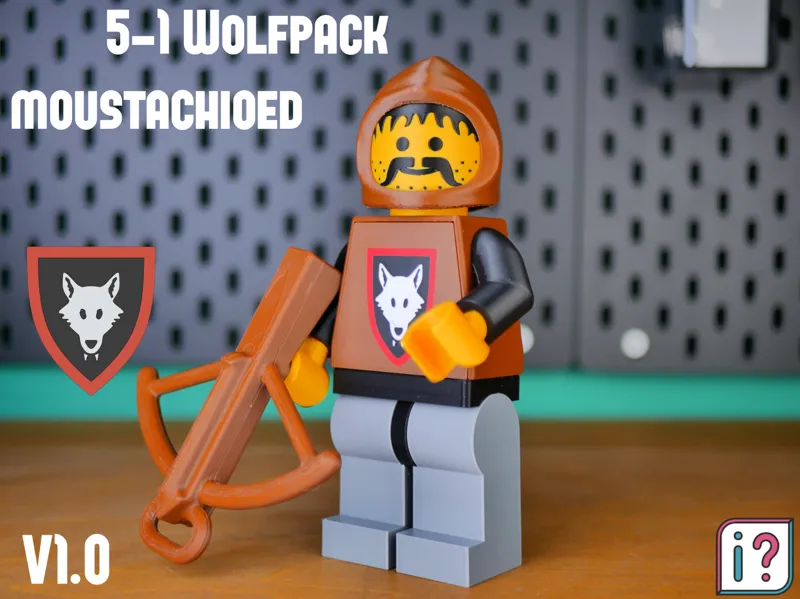 5-1 Classic Wolfpack Figure moustachioed