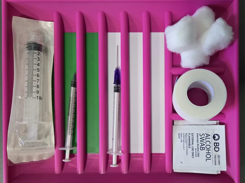 Medical Syringe Tray