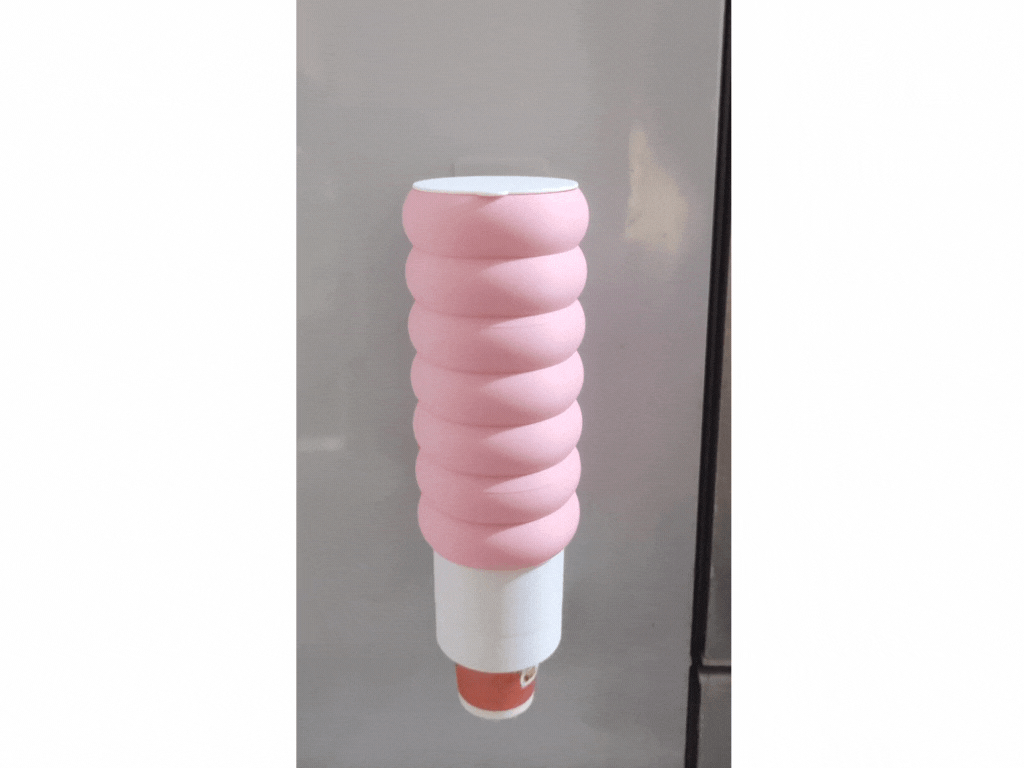 Miniatura 1 do modelo 3D 冰淇淋造型纸杯架 · 一次性纸杯取杯器 · 高颜值大容量设计