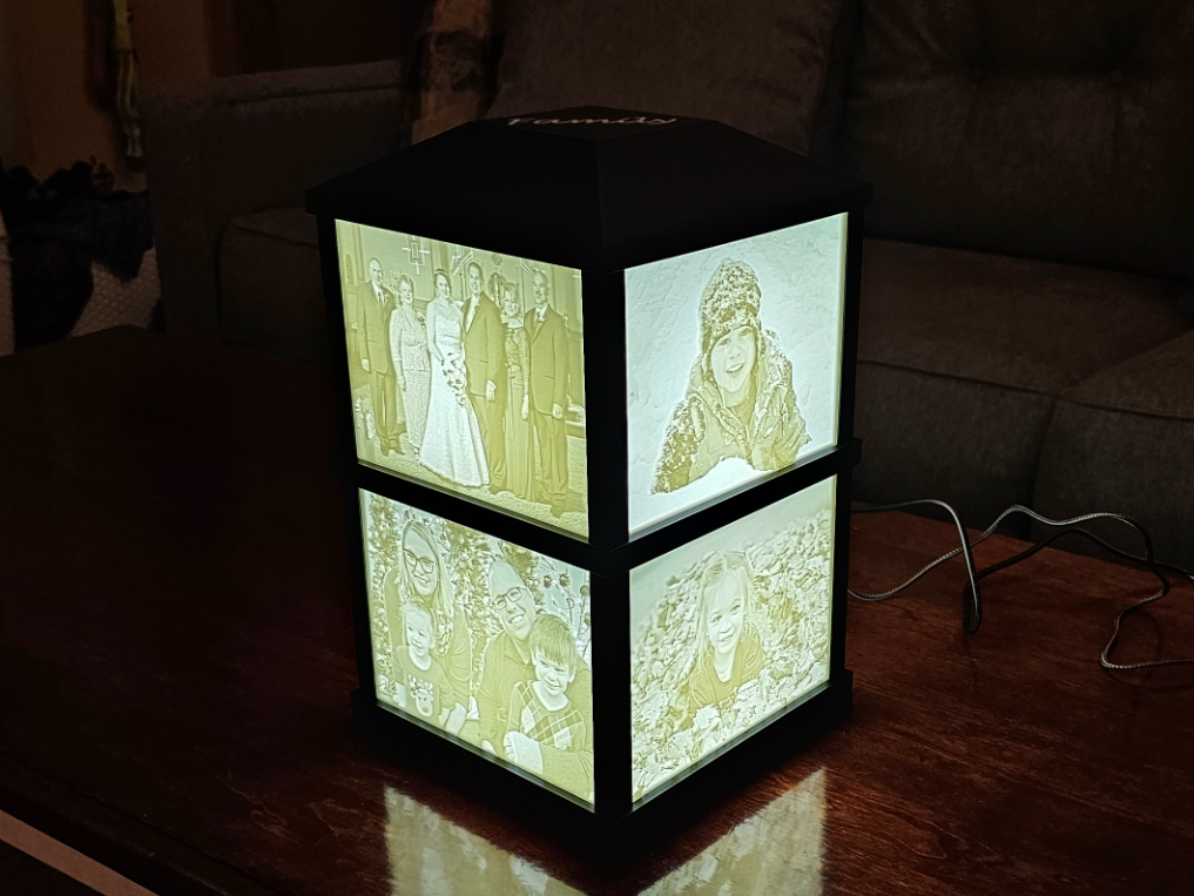 Lithophane Display - Stackable, Modular