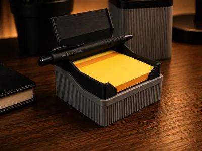 Japandi Post It / Sticky Note Holder 