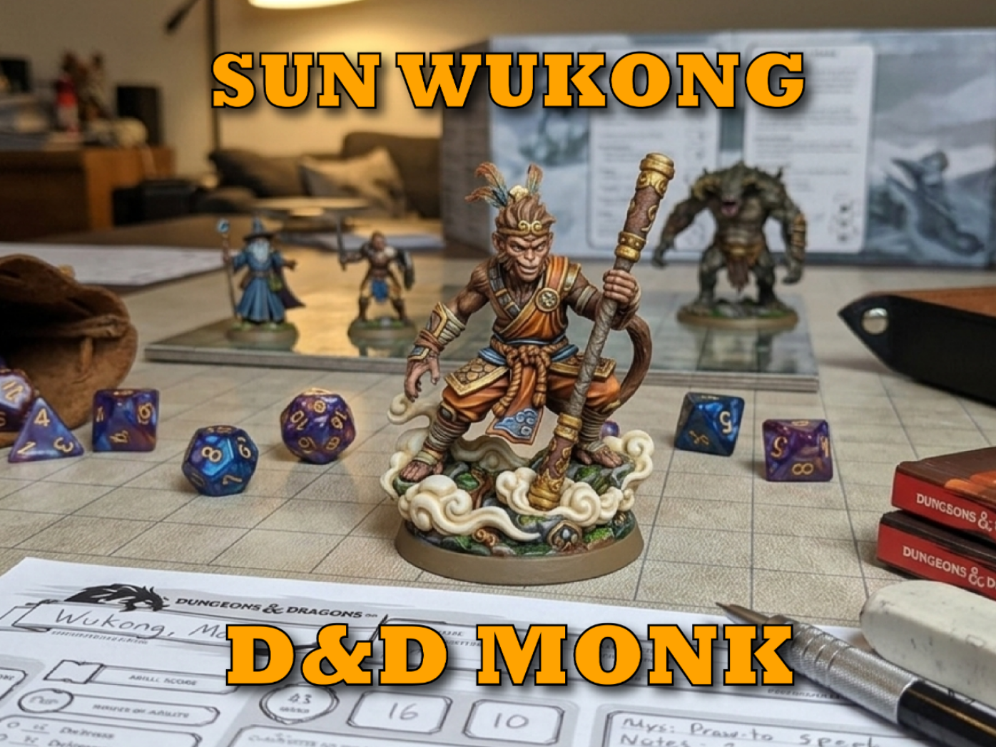 Sun Wukong - High Detail Miniature - Monk Class