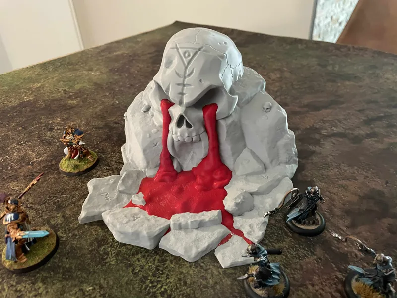 Wargame Fantasy - Lava Skull