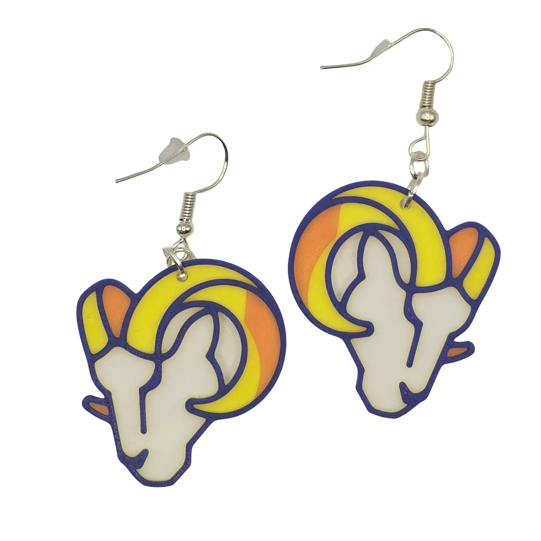 4 Los Angeles Rams Earrings view 3