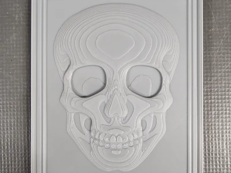 Skull with Frame
