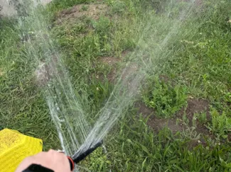 Boden-Sprinkler für Gardena-System – Wasserspiel
