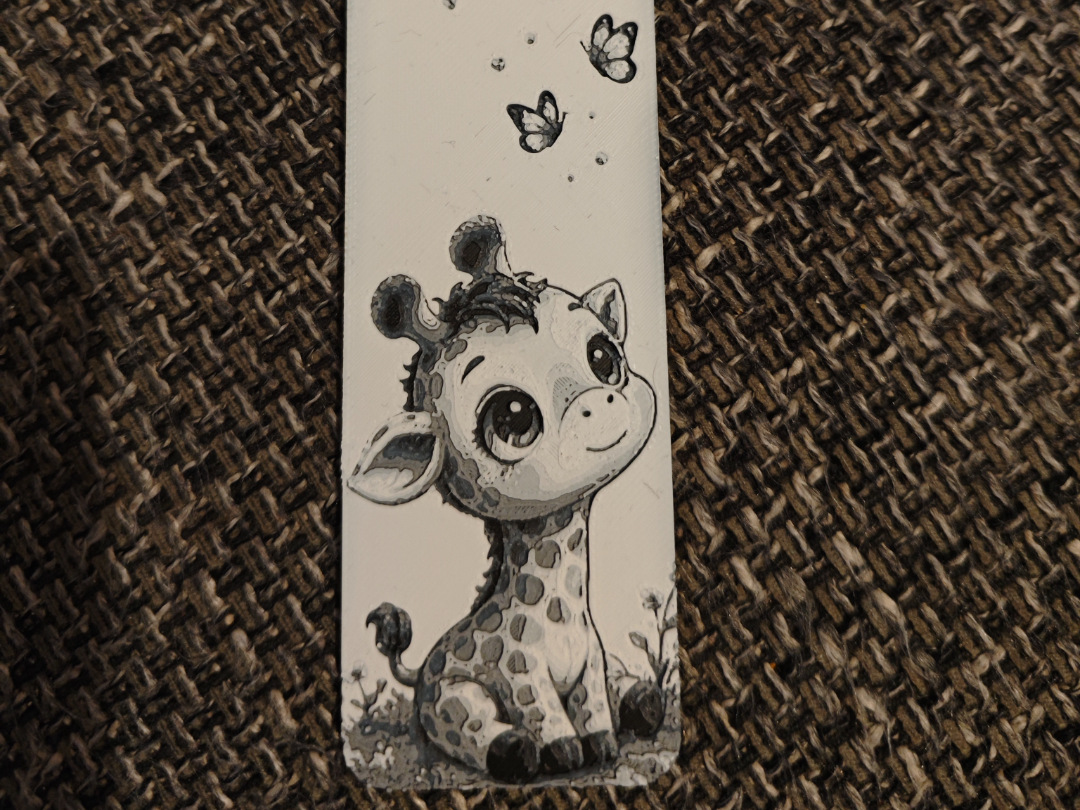 Süßes Giraffen Lesezeichen - Kawaii Giraffe 