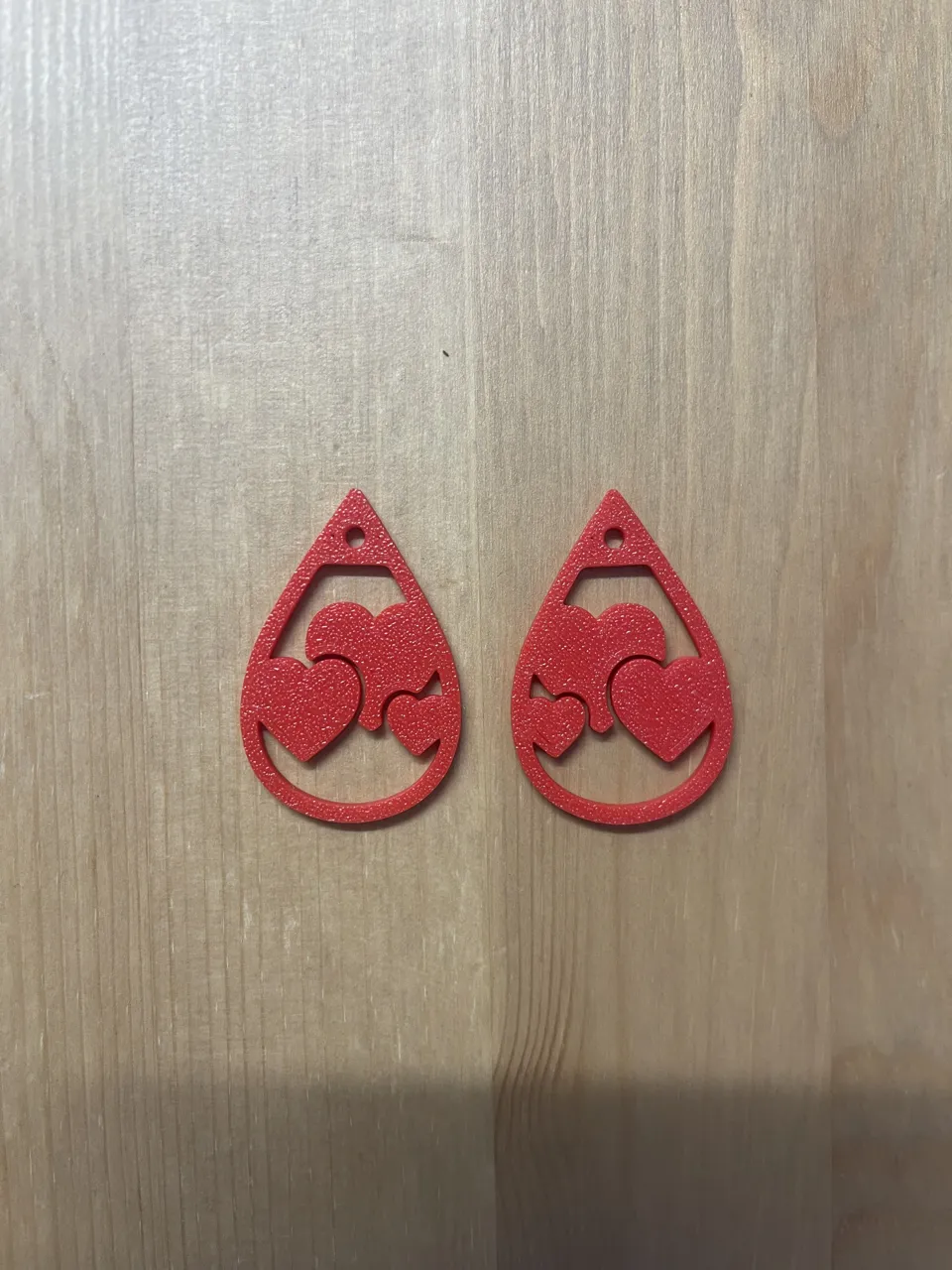 Heart Earrings view 2