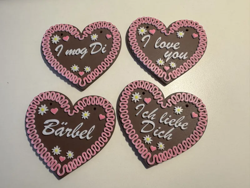 Gingerbread Heart customizable