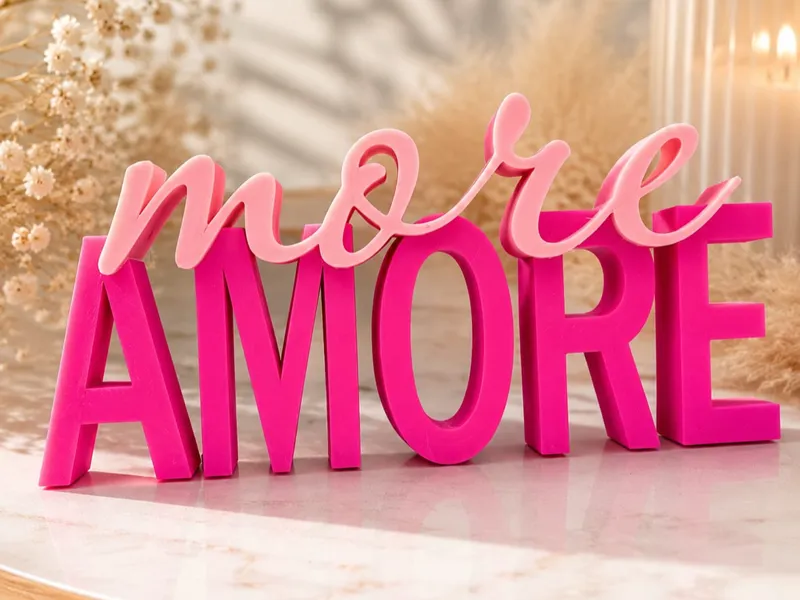 more Amore - Dekoschild