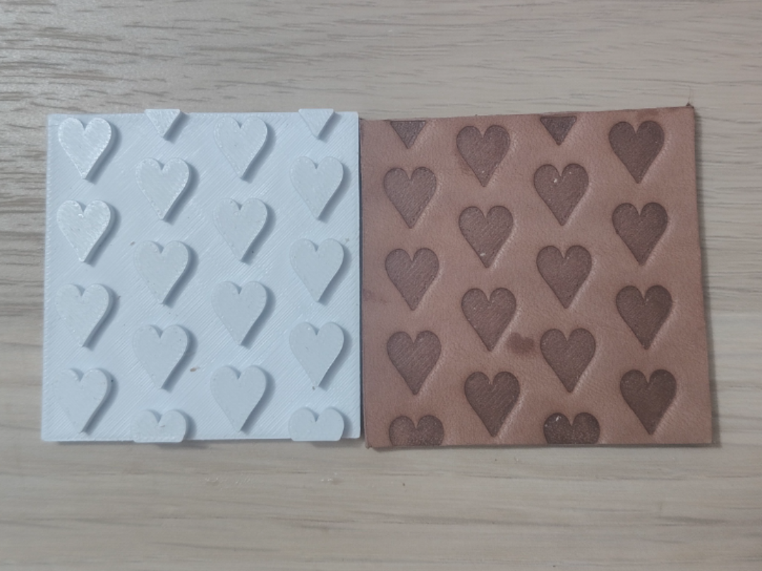 Leather Stamp multiple  sizes available – Hearts