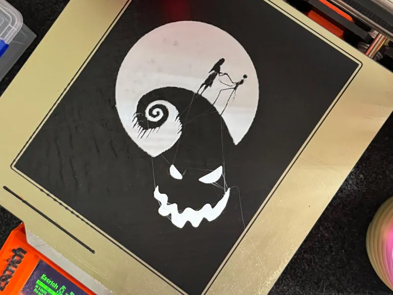 Nightmare Before Christmas - Halloween Hueforge