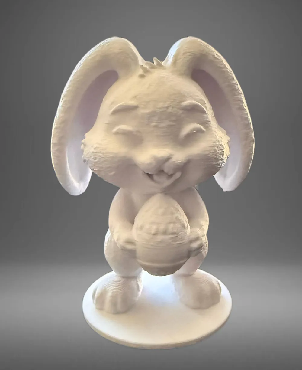 Cute Bunny Figurine – Optimized Supports - Free 3D Print Model - MakerWorld