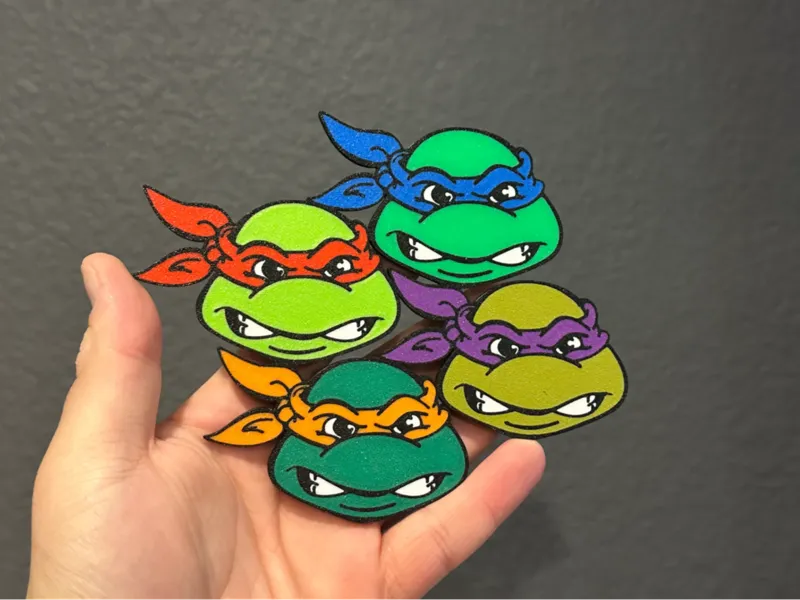 Ninja Turtle Heads