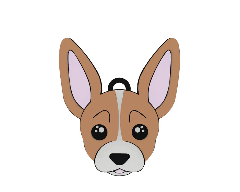 Chihuahua Keychain