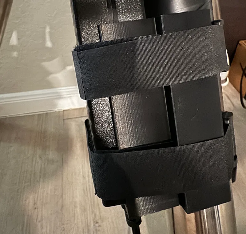 Power brick mount for EQ6-R Tripod