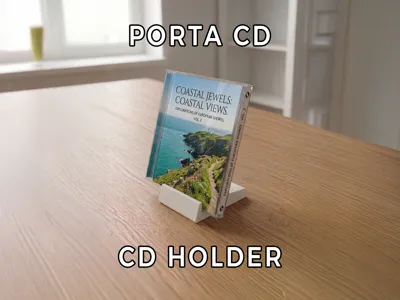 Minimal CD Holder – Tilted CD Holder