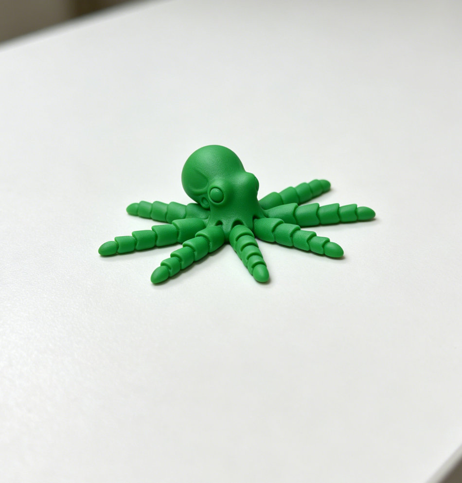 Miniatura 4 do modelo 3D Flexible Octopus