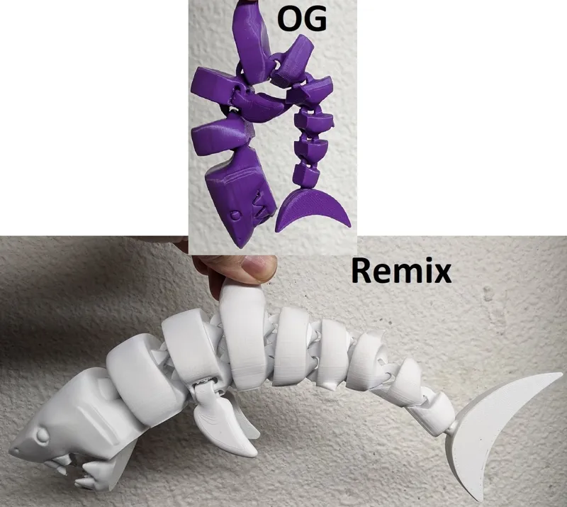 Reinforced Articulated Shark