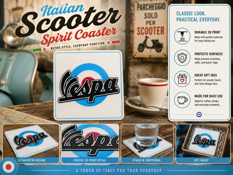 Italian Scooter Spirit Coaster