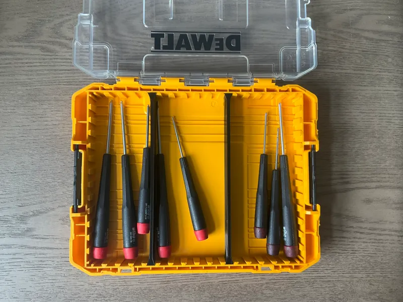 Long divider insert for DEWALT ToughCase+ DWAN2190