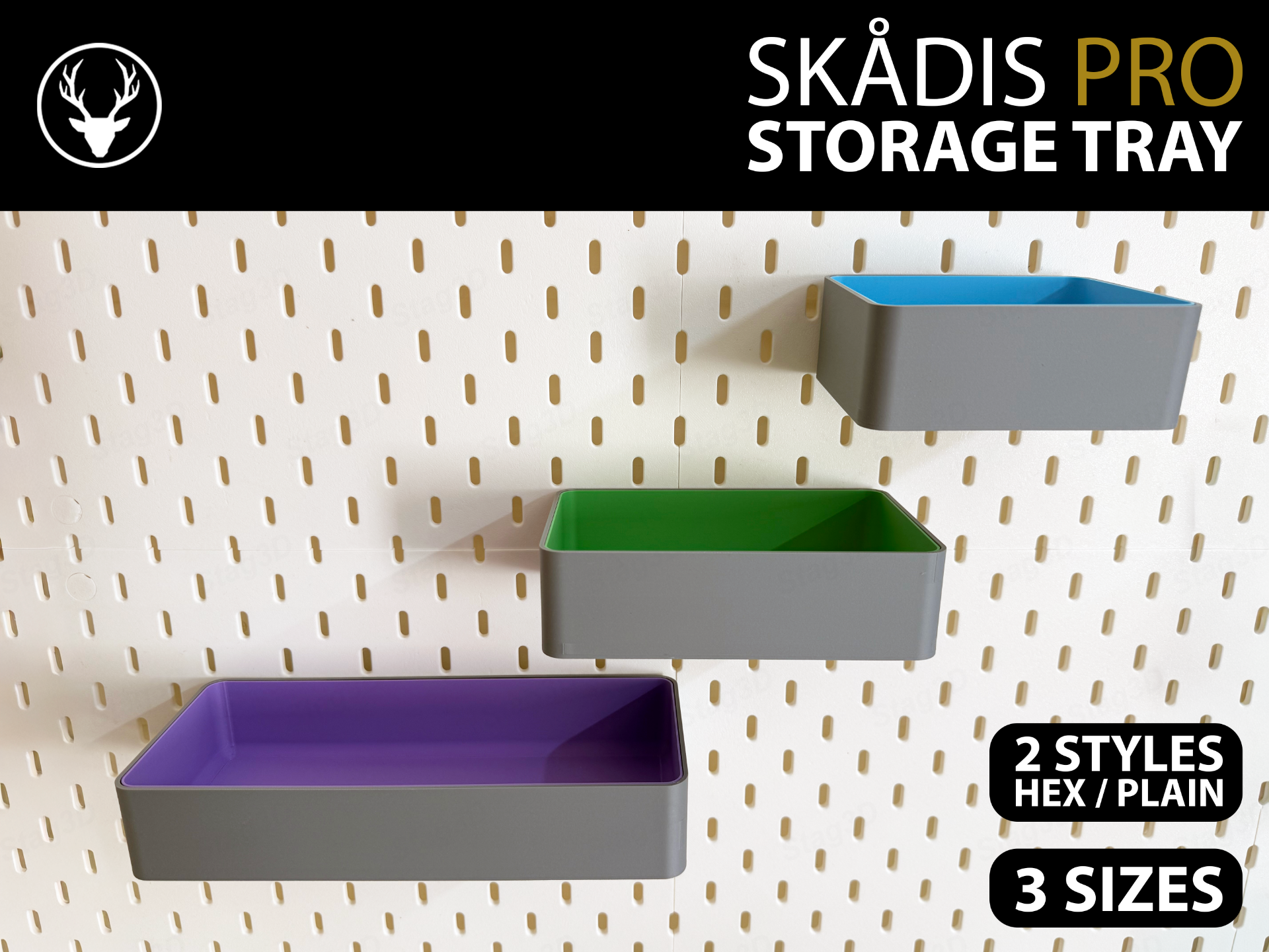 Skadis PRO - Deep storage tray
