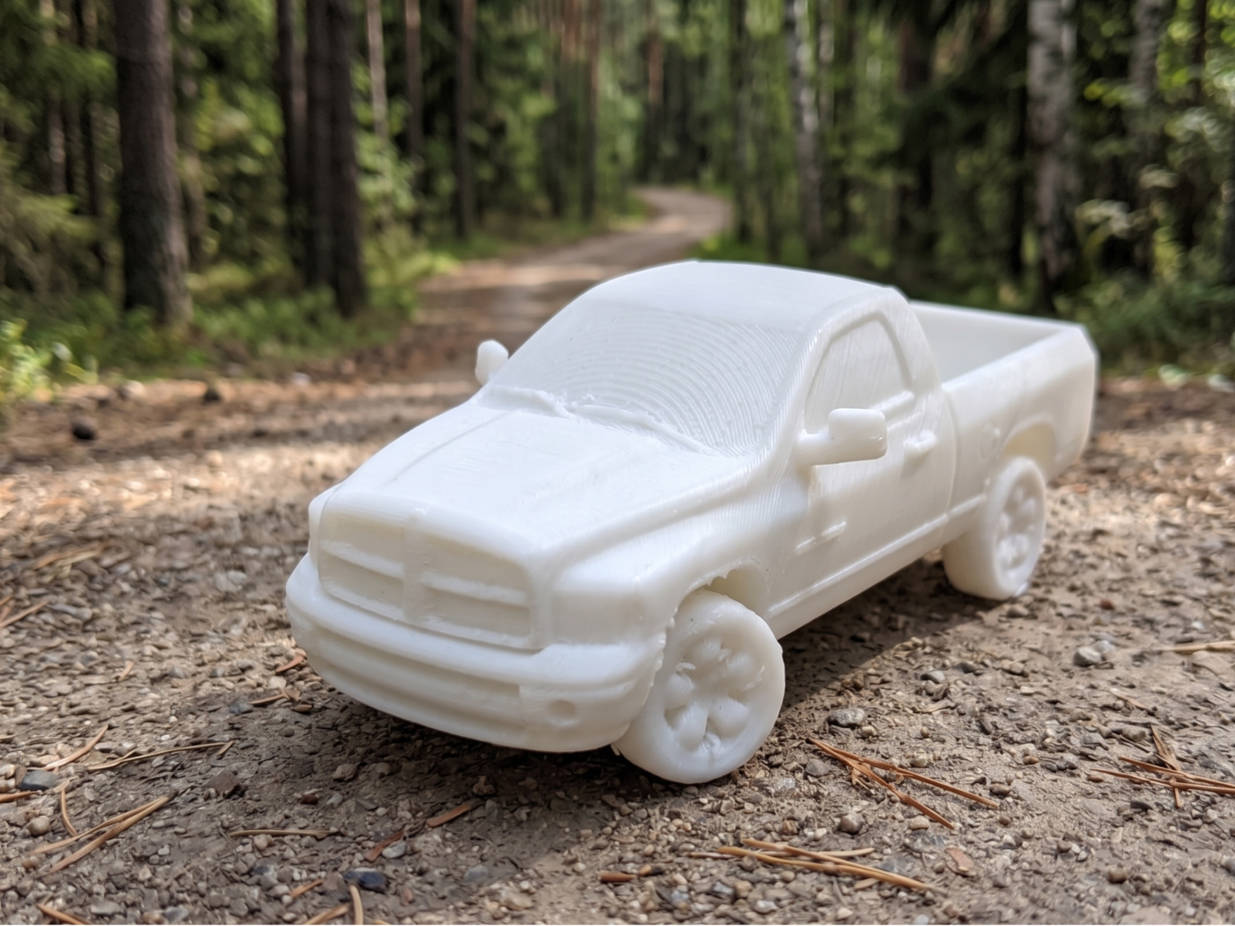 RAM 2003 Short Bed 1500 Car Pickup Truck Model
