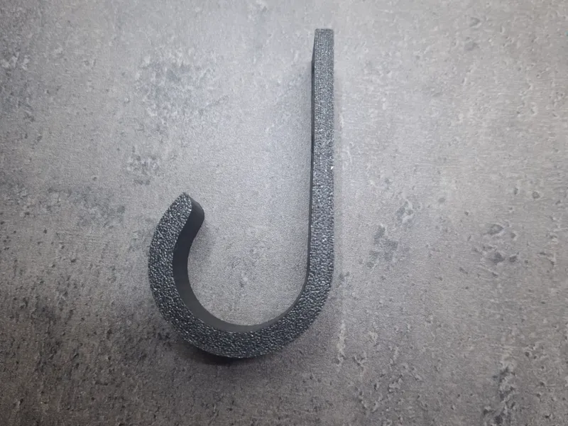 Minimalist J-Hook Wall Mount