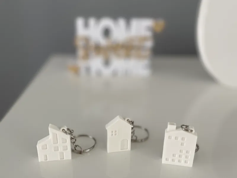 Tiny House Keychain Collection
