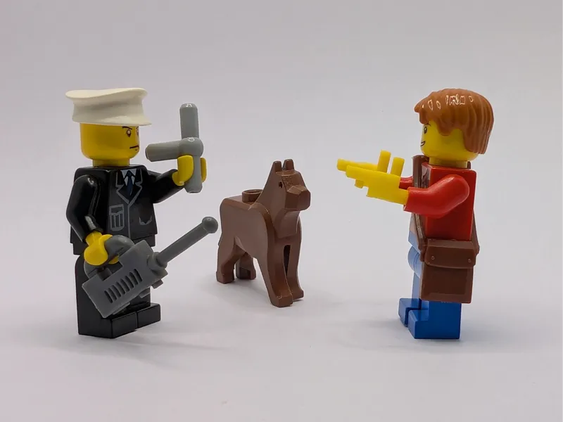 Finger Gun Gesture Hands for LEGOs Minifigures