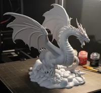 Dragon gardien ancien - figurine très détaillée — photo 2