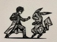 Scène décorative Harry Potter contre Pikachu — photo 2