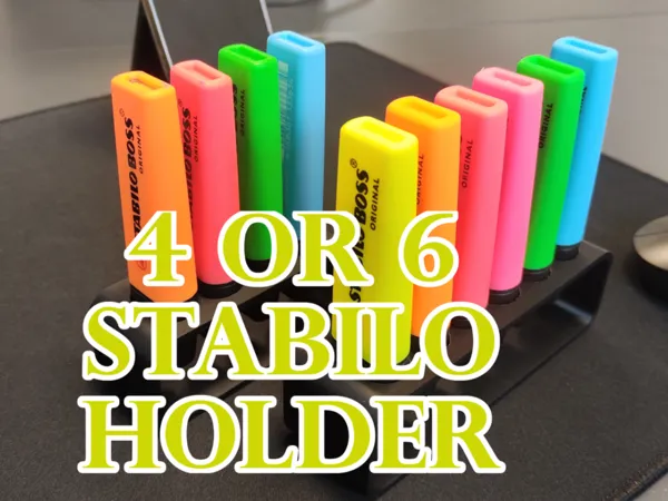 Range-surligneurs Stabilo Boss (4, 6 ou 15 pièces)