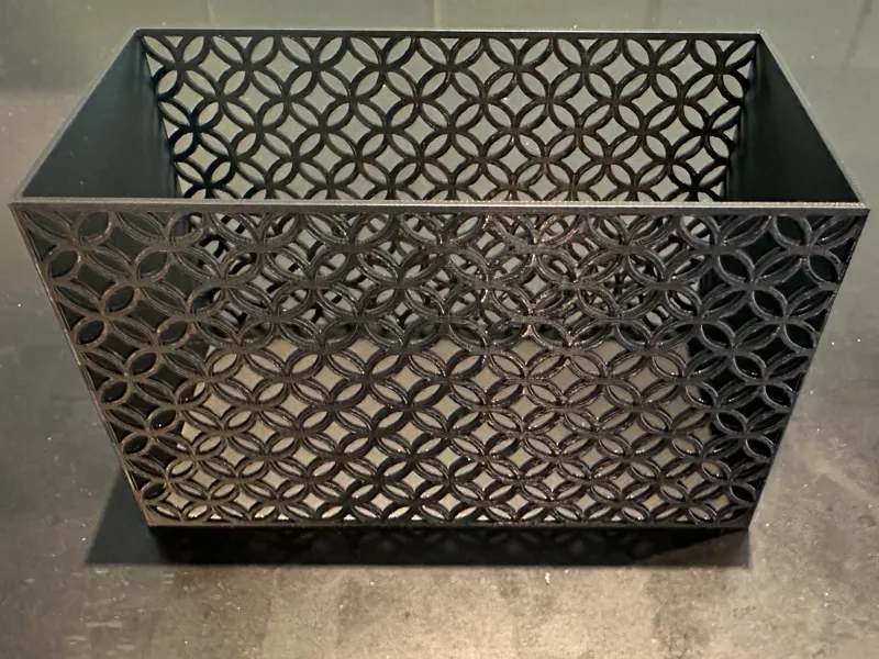 Decorative Filigree Geometric Box - Circles