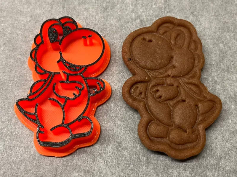 Yoshi cookie cutter
