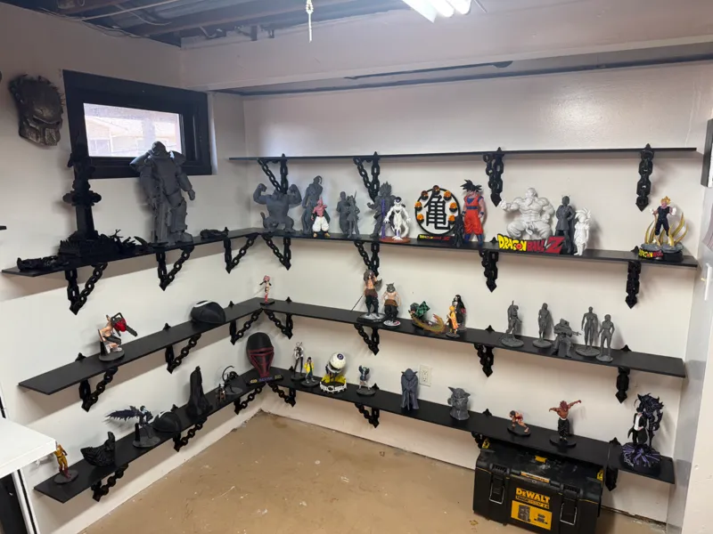 NFDY Expandable display shelf system