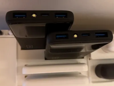 Gridfinity dual Apple Magsafe & Iniu Powerbank