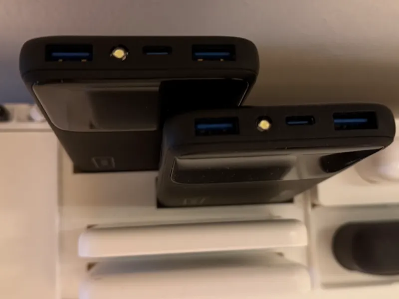 Gridfinity dual Apple Magsafe & Iniu Powerbank