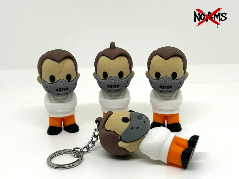 Llavero: Mini Hannibal Lecter - No AMS - Toy/Keychain. Referencia del modelo original.
